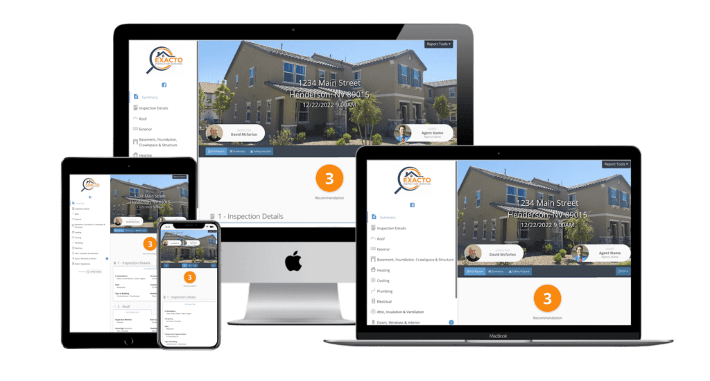 exacto inspection services sample inspection report mockup